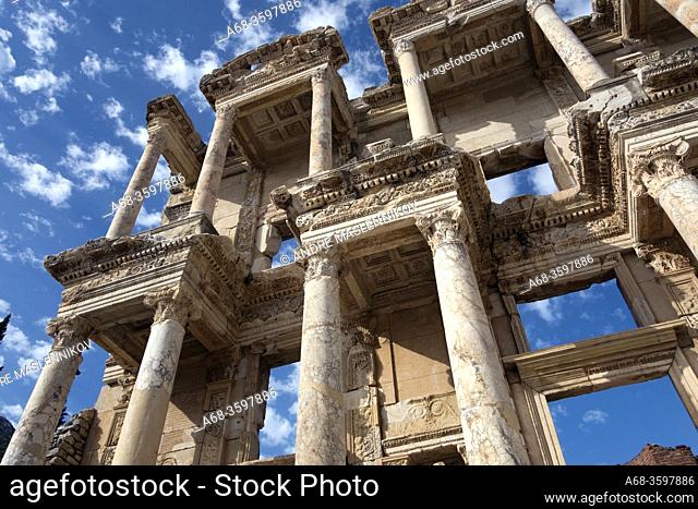 Ceslcius Library in Ephesus. Turkey