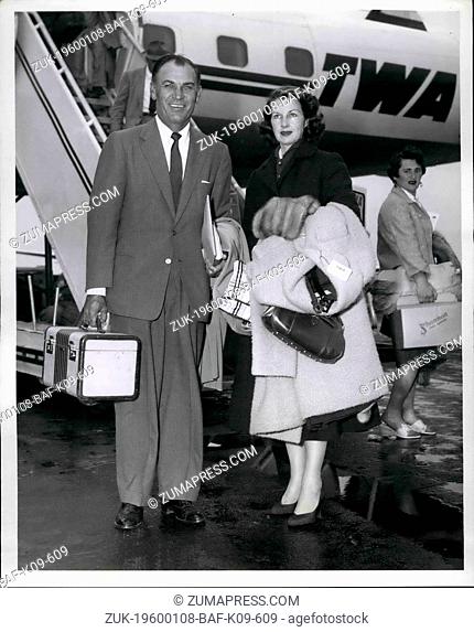 Feb. 28, 2012 - Ben Hogan and his Mrs. arrived today from Paris via Trans World Airlines Super G. Contellation. Ben Spent three weeks in Europe playing...