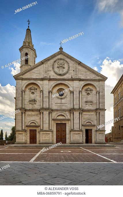 Santa Maria Assunta, Pienza, Val D'Orcia, Tuscany, Italy