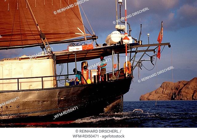 Sailing Ship Tall Ship Adelaar, Indian Ocean Komodo National Park, Indonesia
