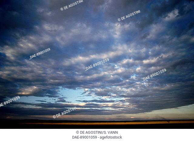Clouds in the sky of Serengeti National Park, Tanzania