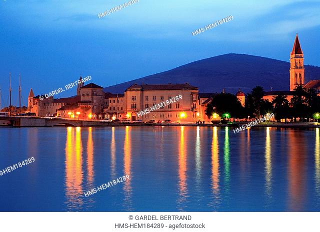 Croatia, Dalmatia, Dalmatian coast, Trogir historical centre, listed as World Heritage by UNESCO