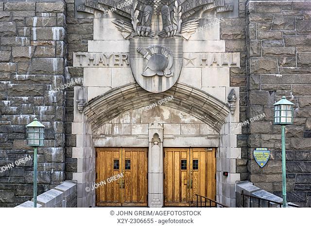 Thayer Hall, West Point Military Academy campus, New York, USA