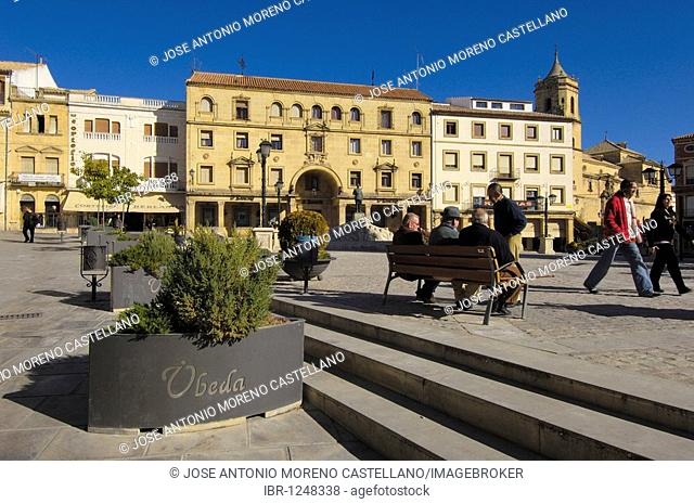 Plaza de Andalucía, Úbeda, Jaén province, Andalusia, Spain, Europe