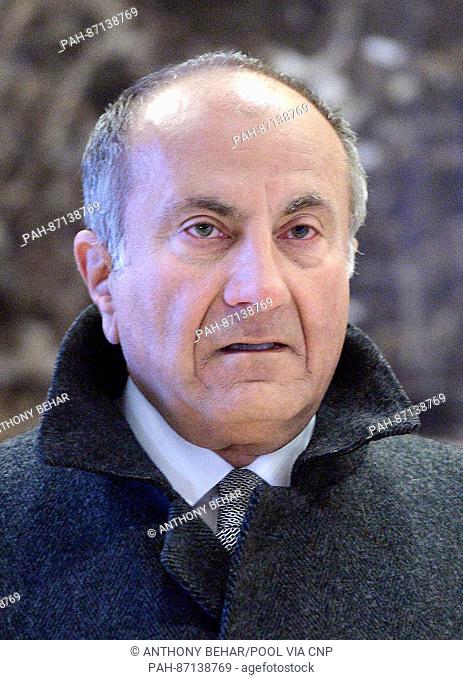 Jack Nasser, Chairman of mining company BHP Biliton, is seen waiting for the elevator in the lobby of the Trump Tower in New York, NY, on January 10, 2017
