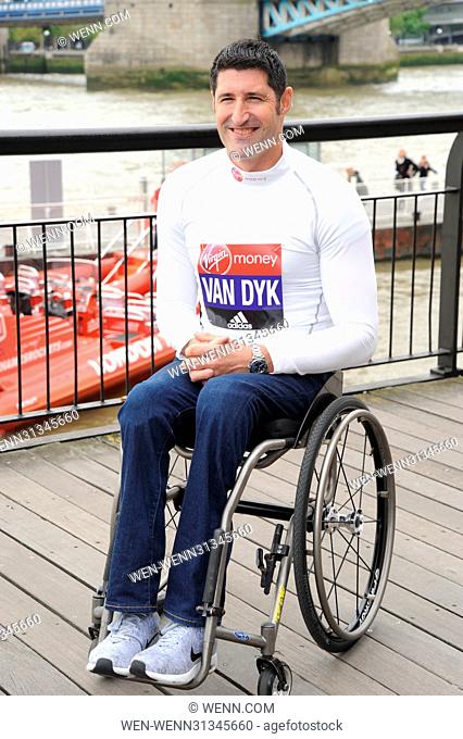 London Marathon 2017 - Elite Wheelchair Athletes - Photocall Featuring: Ernst Van Dyk Where: London, United Kingdom When: 21 Apr 2017 Credit: WENN.com