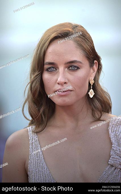 VENICE, ITALY - AUGUST 31:Matilde Gioli attends the opening ceremony of the 79th Venice International Film Festival at Palazzo del Cinema on August 31