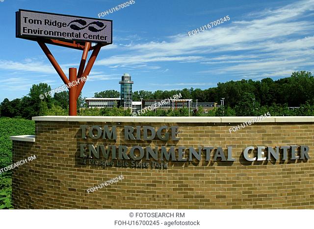 Erie, PA, Pennsylvania, Presque Isle State Park, Tom Ridge Environmental Center, entrance