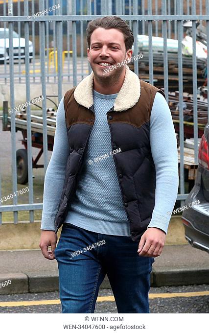 The cast of TOWIE filming scenes in Imperium 38 Nightclub in Romford, Essex Featuring: James Bennewith Where: Romford, United Kingdom When: 12 Apr 2018 Credit:...