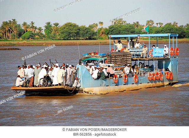 Nile ferry, Karima, Sudan