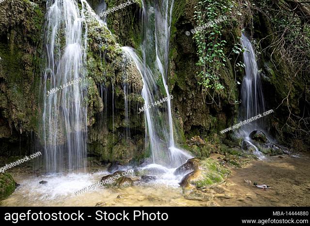 Waterfall in Krka National Park, Sibenik-Knin County, Dalmatia, Croatia, Europe