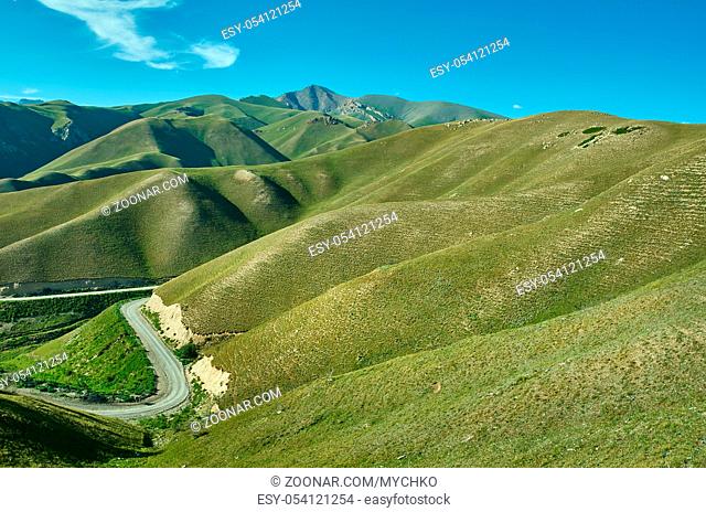 Toguz-Toro pass district of Jalal-Abad Region in western Kyrgyzstan