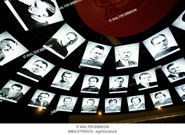 Canada, Quebec, Montreal, Bell Centre, Montreal Canadiens Hall of Fame, in arena of Montreal hockey team