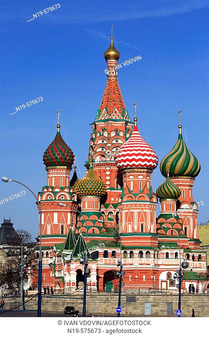 St. Basil's cathedral, Red Square, Moscow, Russia