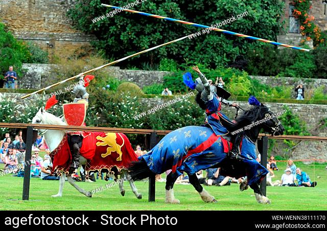Brave Knights : The Past Times Living History and The Cavalry of Heroes Henry VIII's Jousting Tournament at the Tudor Court of Berkeley Castle in...