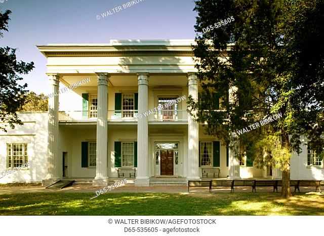 The Hermitage- Home of Former US President Andrew Jackson from 1804-1845 .The Mansion,  Nashville. Tennessee. USA