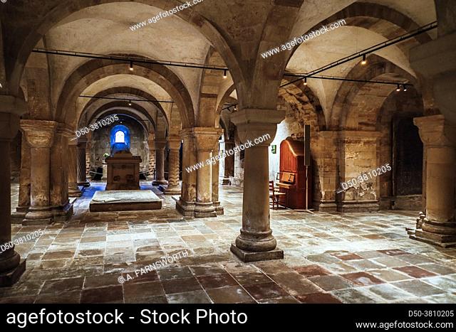 Lund, Sweden The crypt at the Lund Cathedral