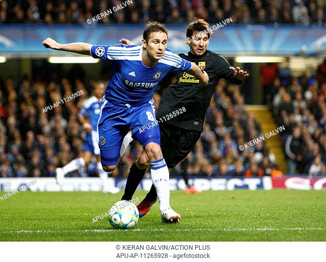 2012 Champions League SemiFinal 1st leg Chelsea v Barcelona London Apr 18th. 18.04.2012. Stamford Bridge, Chelsea, London