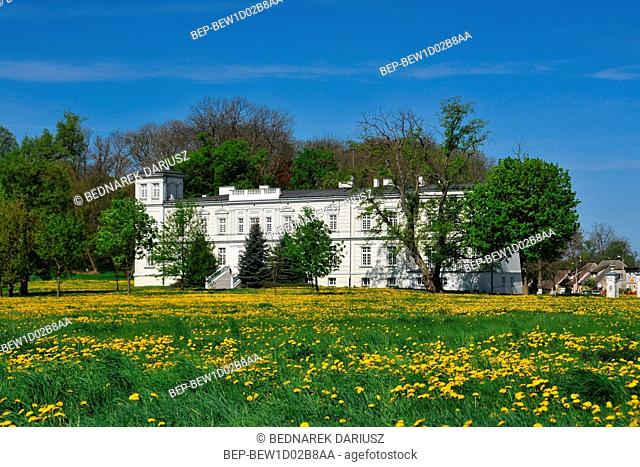 A neo-renaissance palace from the 19th century, rebuilt in 1922. Koszewko, West Pomeranian Voivodeship, Poland