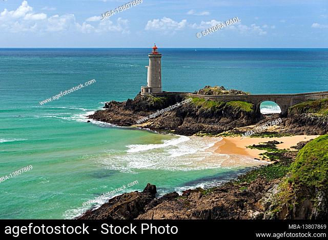 Lighthouse Petit Minou, near Plouzané near Brest, France, Brittany, Finistère department