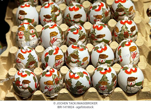Year-round sale of Easter eggs, Christmas eggs as decorations, Salzburg, Austria, Europe