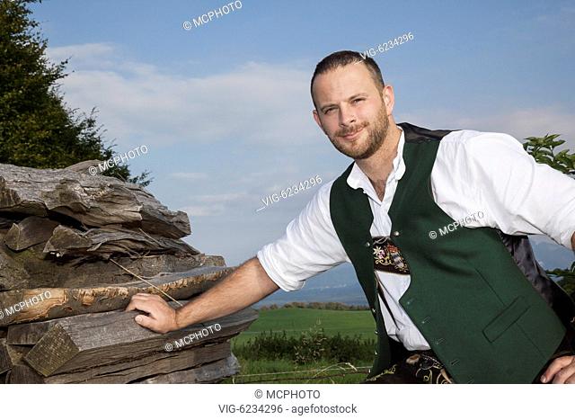 An image of a man in bavarian traditional cloth - 23/09/2011