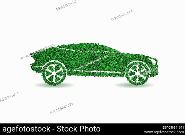 Concept of the ecological electric car