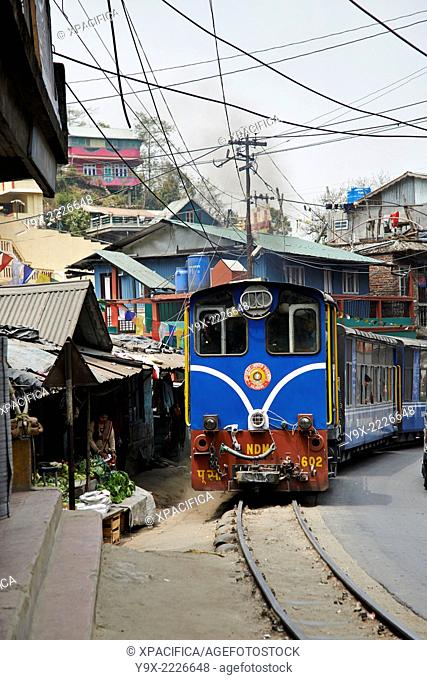 The Darjeeling Toy Train approaching