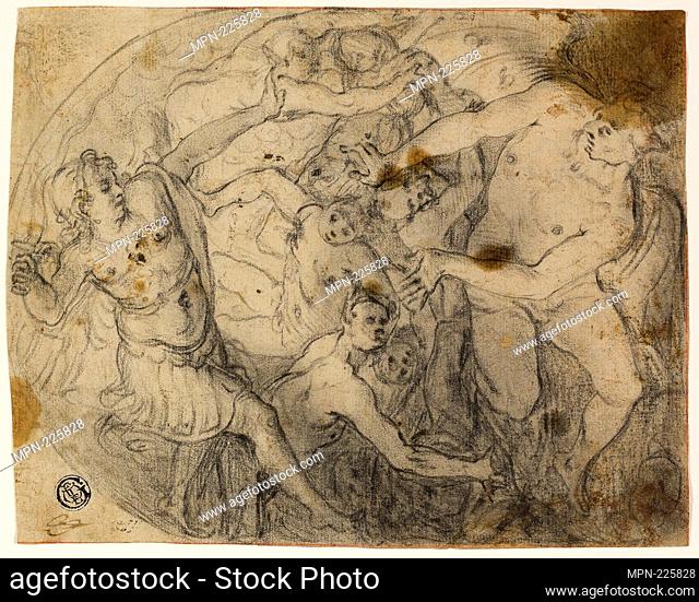 Study for Saint Michael Casting Out Lucifer - 1581/83 - Francesco Vanni Italian, 1563-1610 - Artist: Francesco Vanni, Origin: Italy, Date: 1581-1583