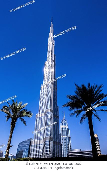 The Burj Khalifa in Dubai, highest building of the world