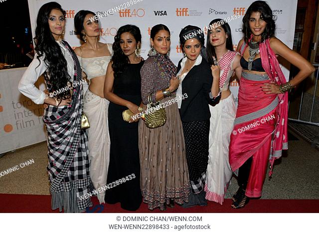 2015 Toronto International Film Festival - 'Angry Indian Goddesses' - Premiere Featuring: Rajshri Deshpande, Sarah-Jane Dias, Tannishtha Chatterjee