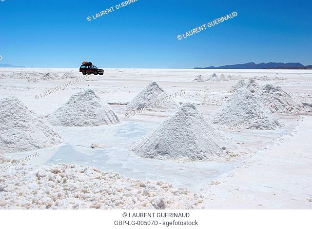 Salar of Uyuni, Desert of Lipez, Department of Potosi, Sud Lipez Province, La Paz, Bolívia