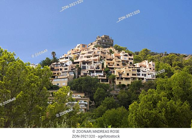 Ferienhaussiedlung, bei Port d'Andratx, Mallorca, Spanien