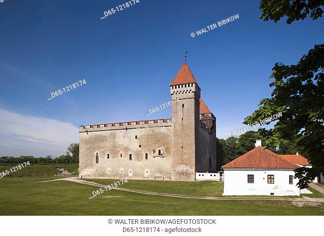 Estonia, Western Estonia Islands, Saaremaa Island, Kuressaare, Kuressaare Castle