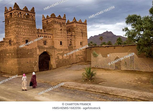 Morocco, Drâa Valley, Agdz, old casbah