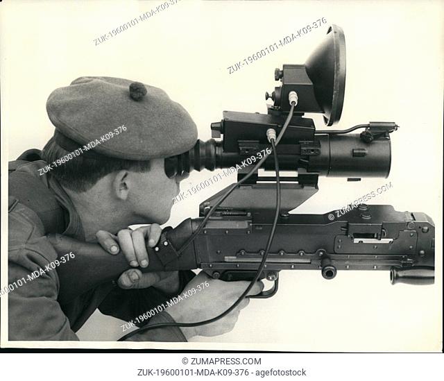 Jan 1, 1960 - Infra-red sights for Army self loading rifles: Many new automatic devices are to be used by the British Army of the future including Infra-Red...