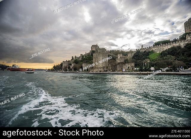 Rumeli Fortress. View from cruise boat