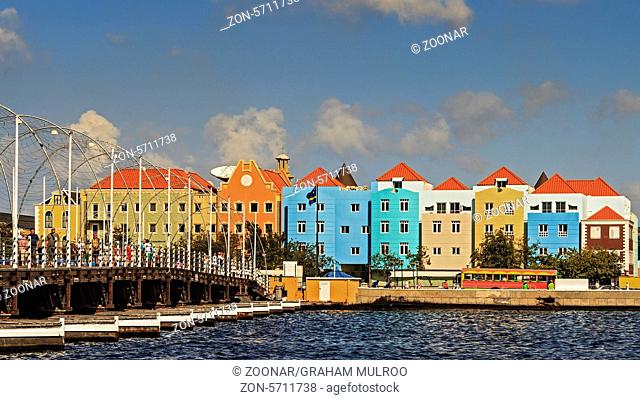 Colourful Buildings Curacao Dutch West Indies