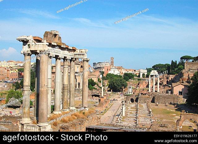 forum romanum in rom