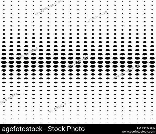 Vertical halftone circles, on a white background. layout template, banner for sale. Vector Illustration. Eps 10