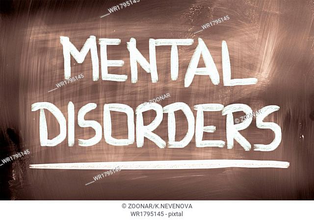 Mental Disorders Concept
