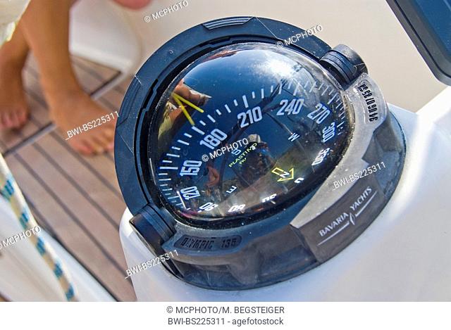 compass on sailboat