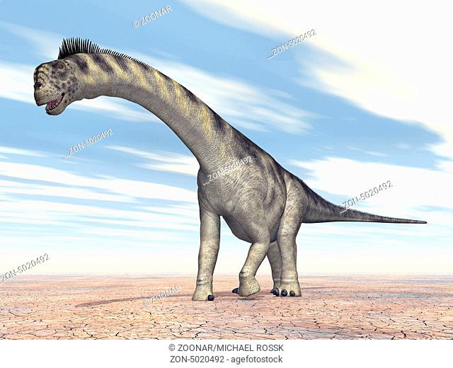 Computergenerierte 3D Illustration mit dem Dinosaurier Camarasaurus