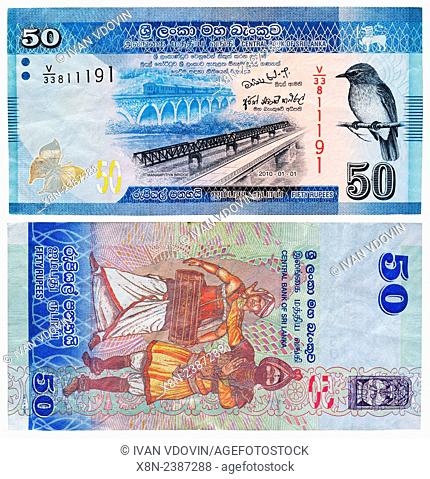 50 rupees banknote, Sri Lanka, 2010