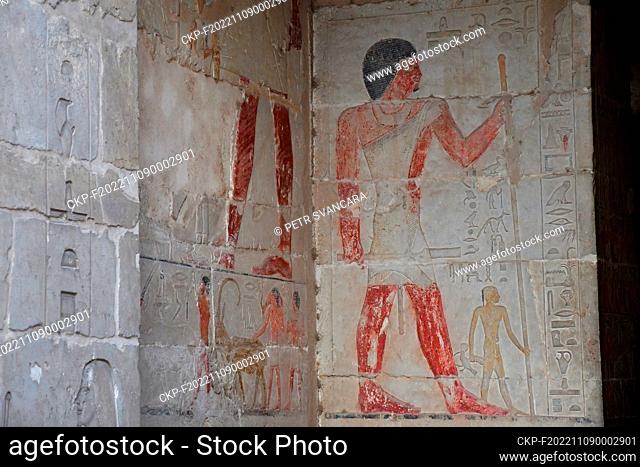 The Tomb of Niankhkhnum and Khnumhotep at Saqqara, an archaeological site in Egypt, October 17, 2022. (CTK Photo/Petr Svancara)