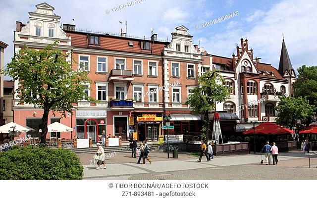 Poland, Pomerania, Sopot, Bohaterow Monte Cassino Street