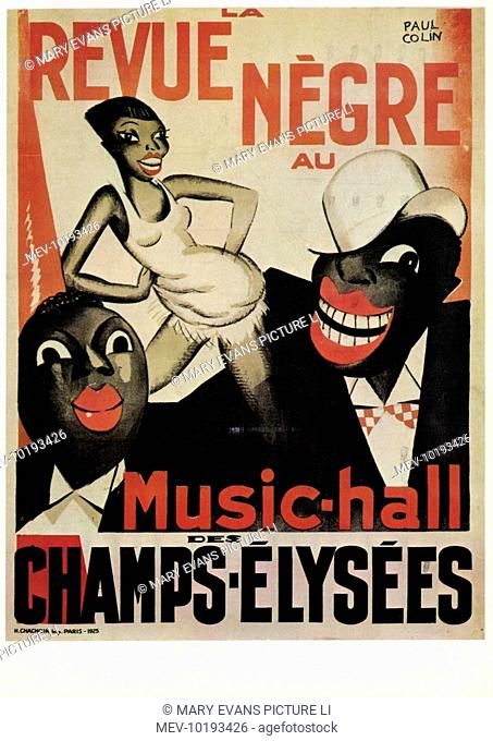 GRE 401808 Revue N?gre at the music hall vintage WALL PRINT POSTER FR 