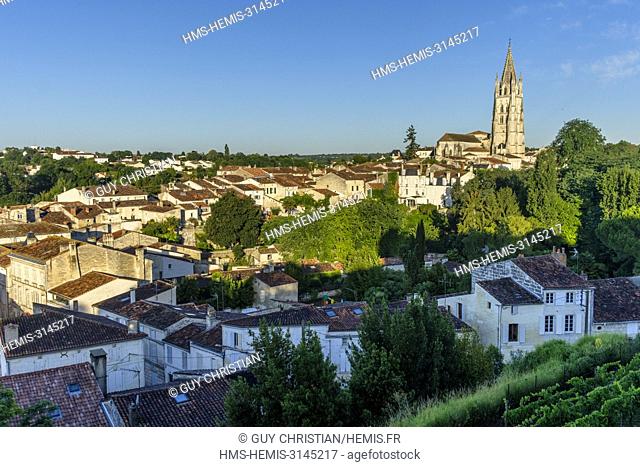 France, Charente Maritime, Saintes, Saint Eutrope church inscribed on the World Heritage List by UNESCO on the roads of Saint Jacques de Compostelle in France