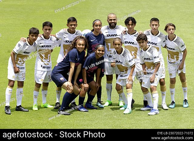 July 23, 2022, Mexico City, Mexico: Brazilian multi-time champion Dani Alves is presented as the new reinforcement of the Pumas of the National Autonomous...