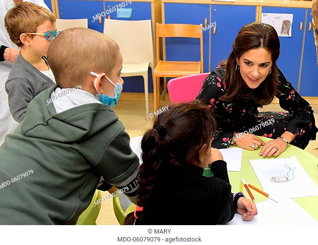 Frederik, Crown Prince of Denmark, and his wife Mary, Crown Princess of Denmark, visit the Vatican-owned Pediatric Hospital ‘Bambin Gesù’